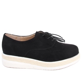 Női mokaszinok, espadrillák Apia Black fekete