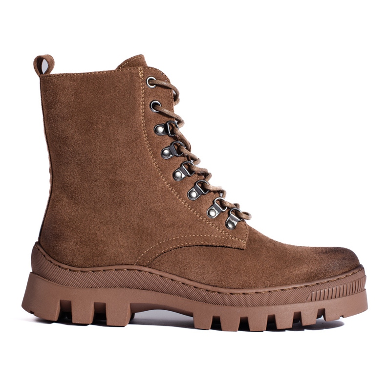 W. Potocki Bézs színű velúr női táskák a Potockitól barna