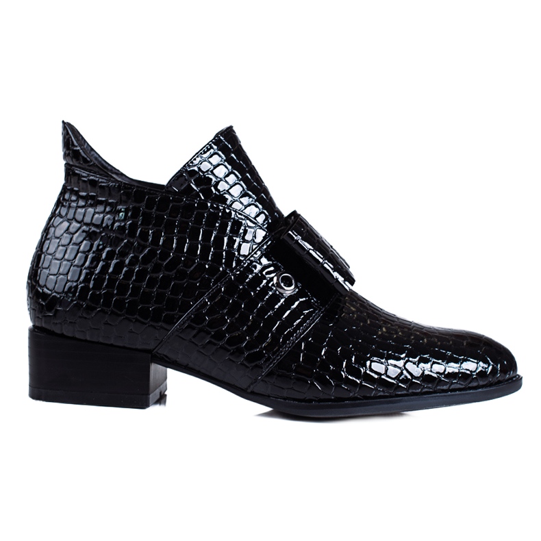 W. Potocki Női alacsony csizma Potocki lapos sarkú fekete W. Potocki Női alacsony csizma Potocki lapos sarkú fekete