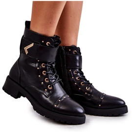 Meleg Eco-Leather Snake Boots Black Colira fekete Meleg Eco-Leather Snake Boots Black Colira fekete
