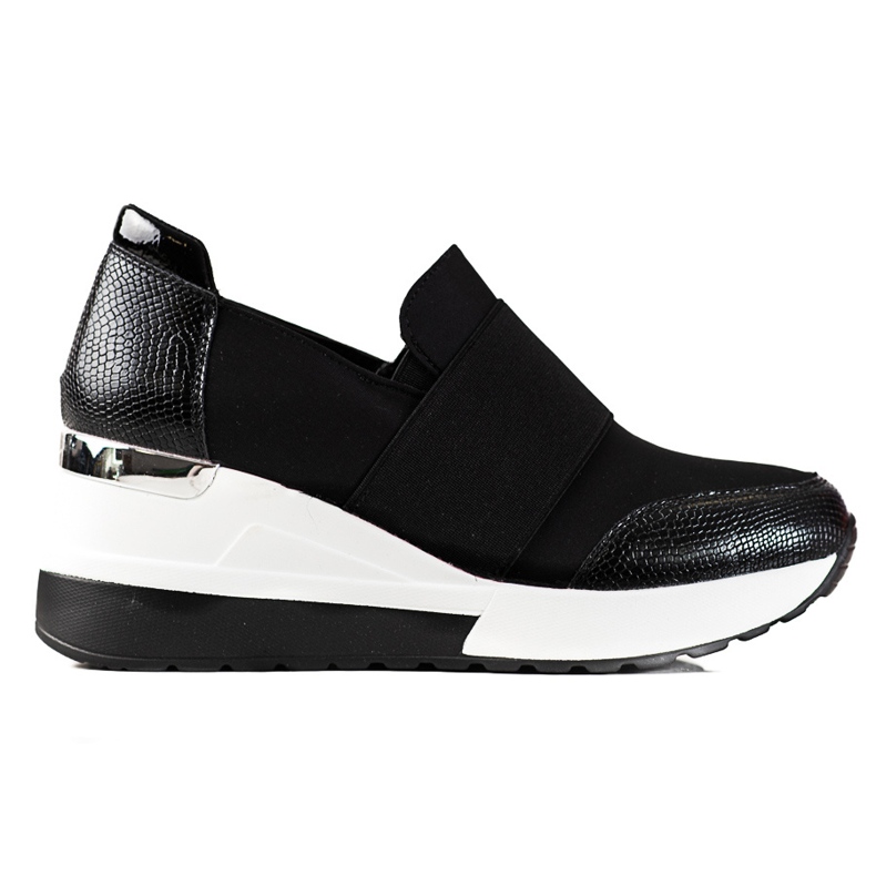 Kényelmes fekete Shelovet női tornacipő