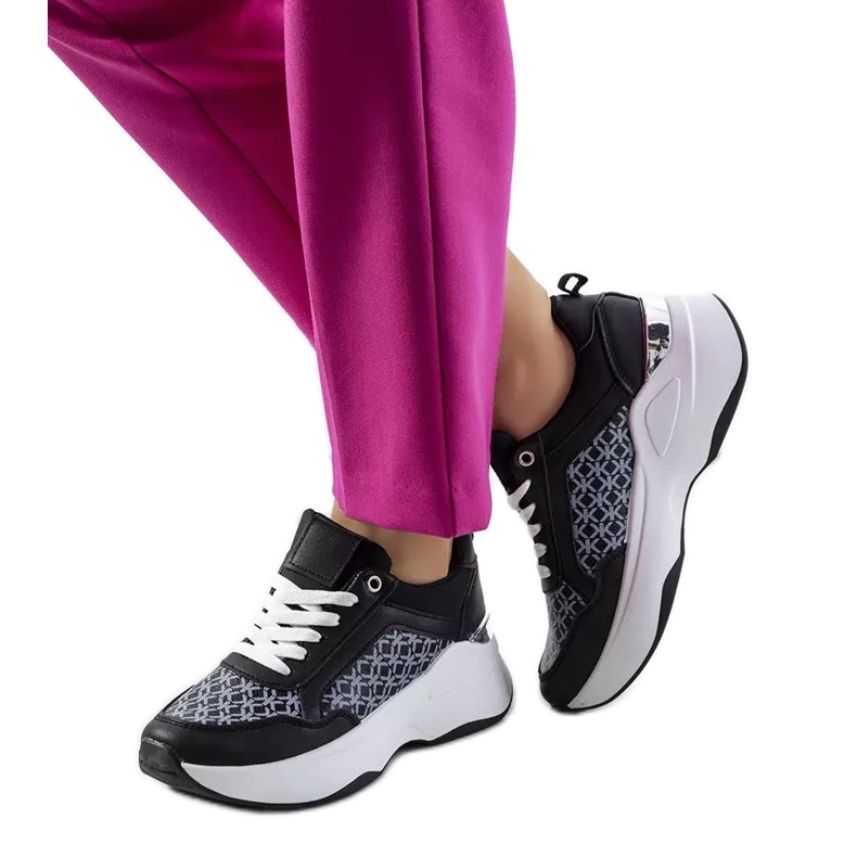 Fekete Milan sportcipő