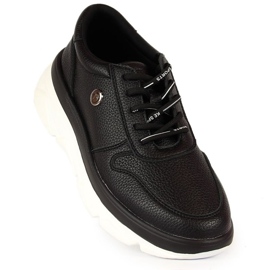 Fekete Vinceza W JAN131 platformos sportcipő