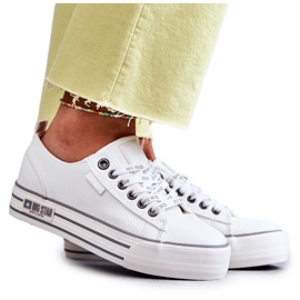 Alacsony női tornacipő Big Star KK274014 fehér Alacsony női tornacipő Big Star KK274014 fehér