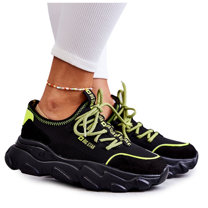 Női tornacipő Memory Foam System Big Star KK274028 Fekete