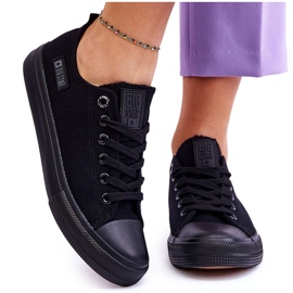 Női alacsony anyagú tornacipő Big Star KK274009 Fekete