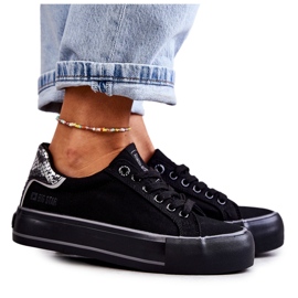 Női anyagú tornacipő Big Star KK274036 fekete