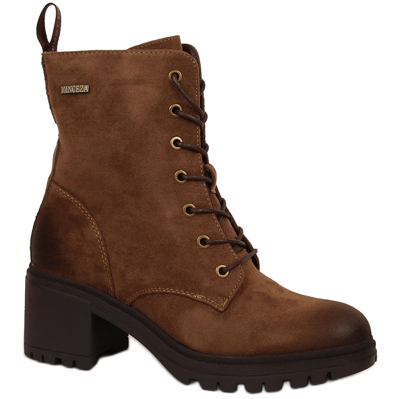 Barna Vinceza velúr csizma a poszton