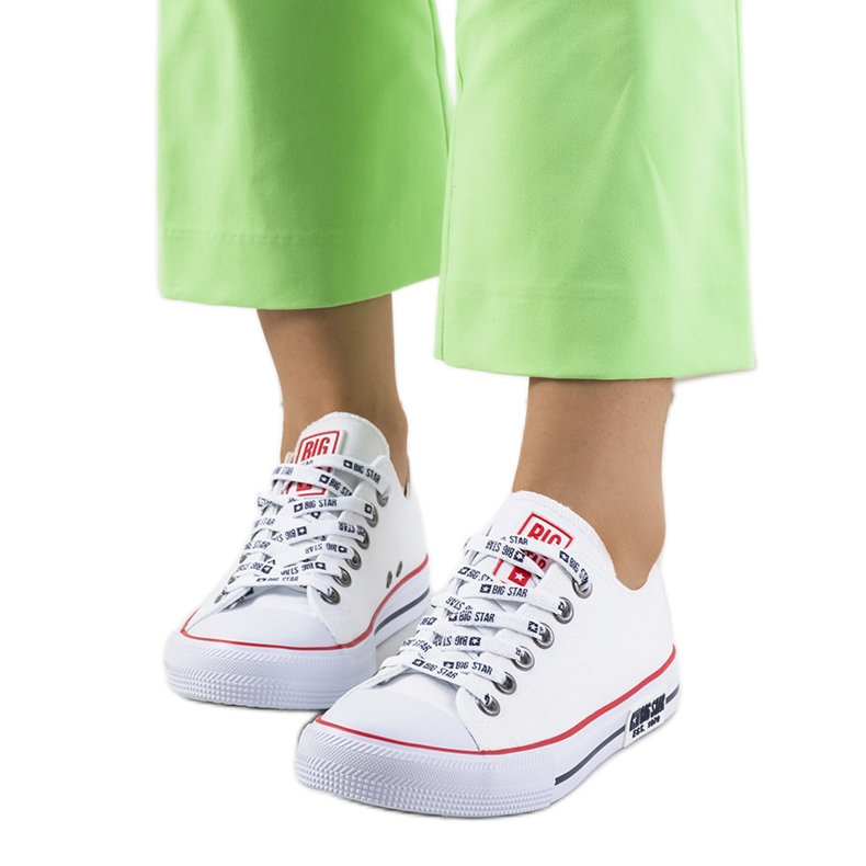 Klasszikus fehér tornacipő Big Star KK274101