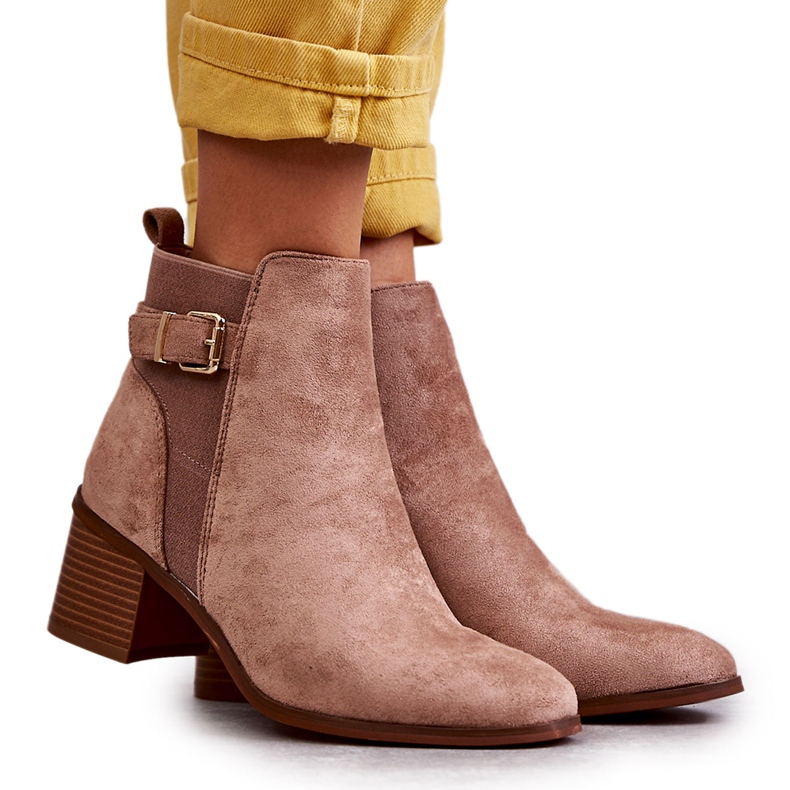 Velúr Csizma Egy Posta Barna Vannes