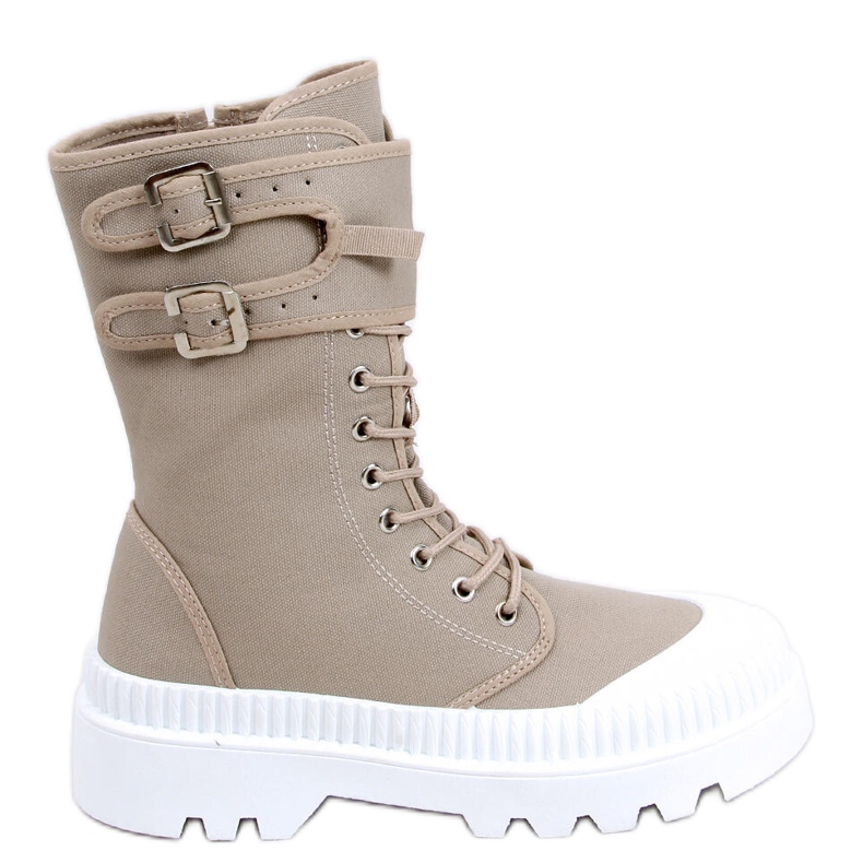 PA1 Pym Khaki boka tornacipő bézs