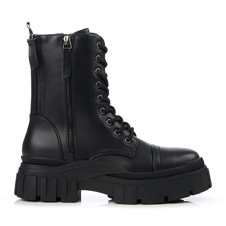 Fekete Shelovet női táskák dekoratív cipzárral