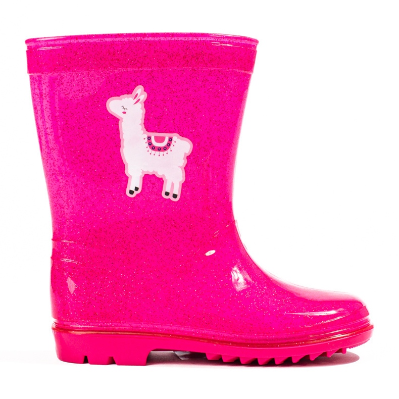 Rózsaszín csillogó magas csizma lányoknak