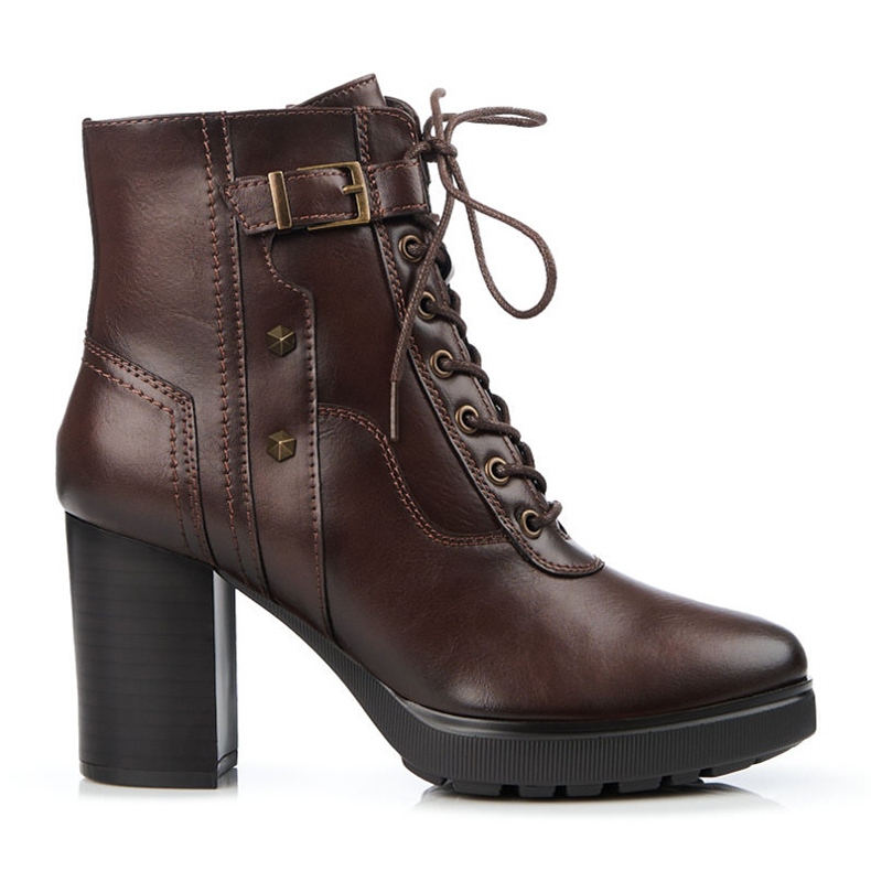 Fűzős női táskák a Shelovet poszton barna