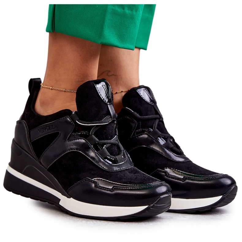 Vinceza Női sportcipő tornacipő fekete Colli