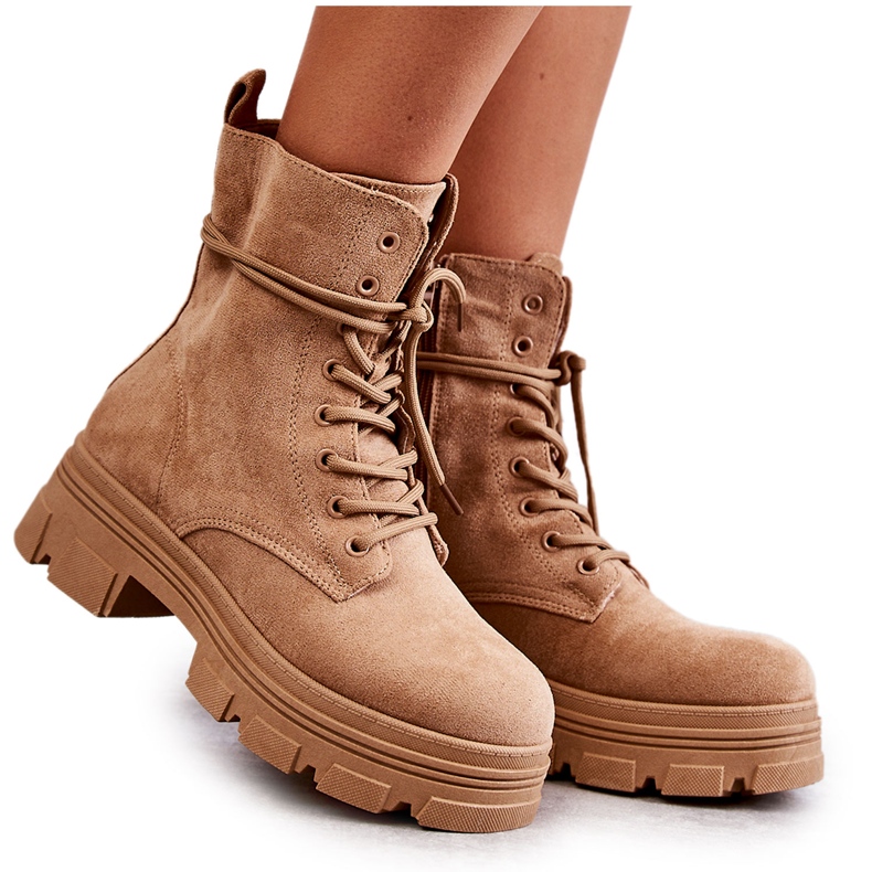 PS1 Camel Marley Velúr cipők barna PS1 Camel Marley Velúr cipők barna