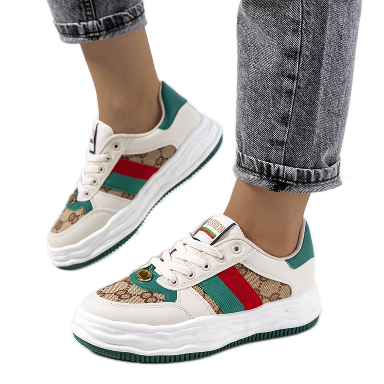 Bézs színű női Loeki tornacipő