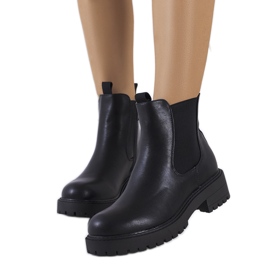 Fekete öko-bőr csizma az Ecrintől Fekete öko-bőr csizma az Ecrintől