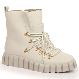 Szigetelt platós csizma Potocki W WOL108B bézs