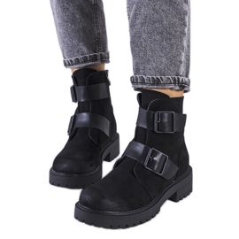 Fekete öko-velúr csizma a Leurbosttól Fekete öko-velúr csizma a Leurbosttól