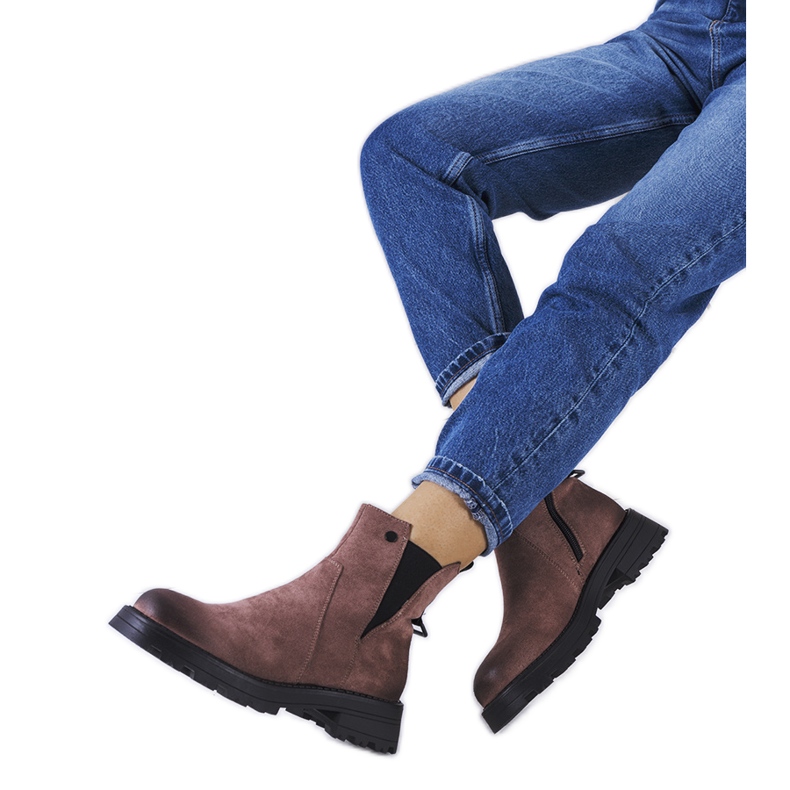 Pink Krosstoen Chelsea csizma rózsaszín