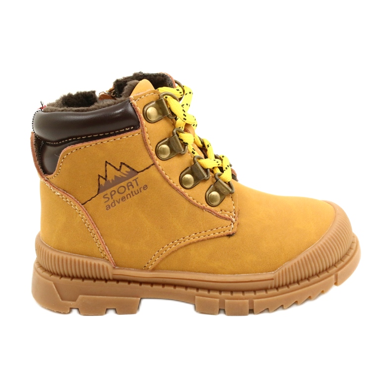 News Trappers Szőrmével Hírek 22DZ23-5256 Camel sárga