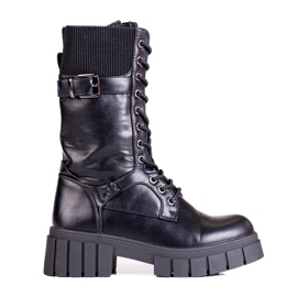 Shelovet fűzős női táskák fekete Shelovet fűzős női táskák fekete