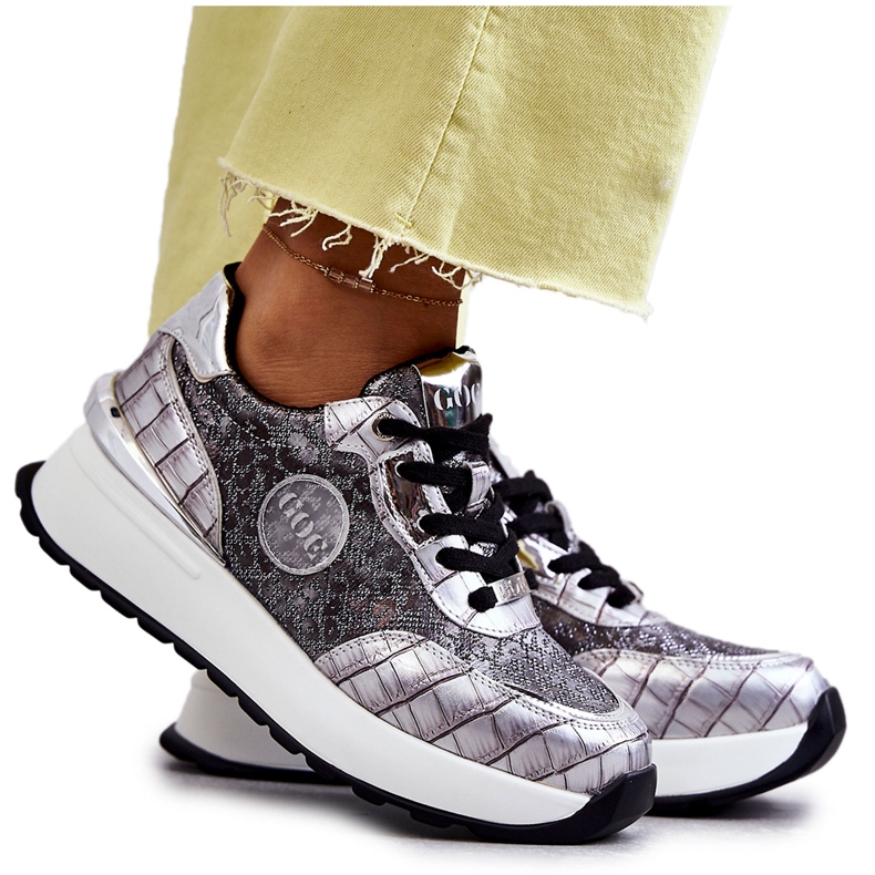 Női sportcipő Wedge GOE KK2N4083 ezüst