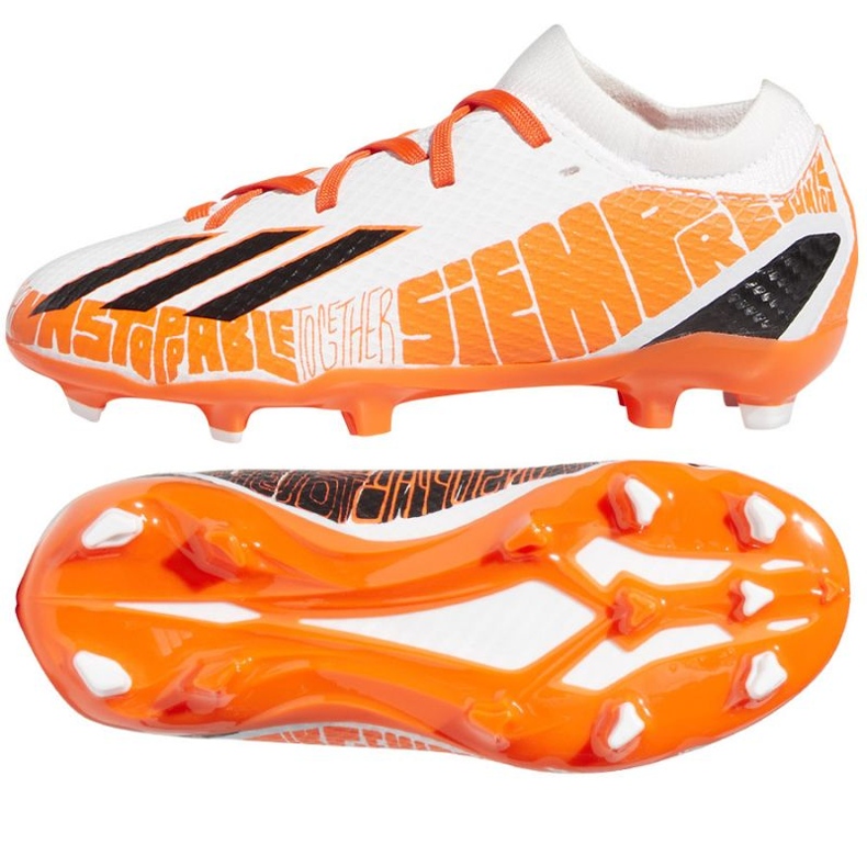 Adidas X Speedportal.3 Fg Jr GW8391 futballcipő sokszínű narancs és vörös