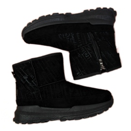 News Női fekete velúr hócsizma HÍREK