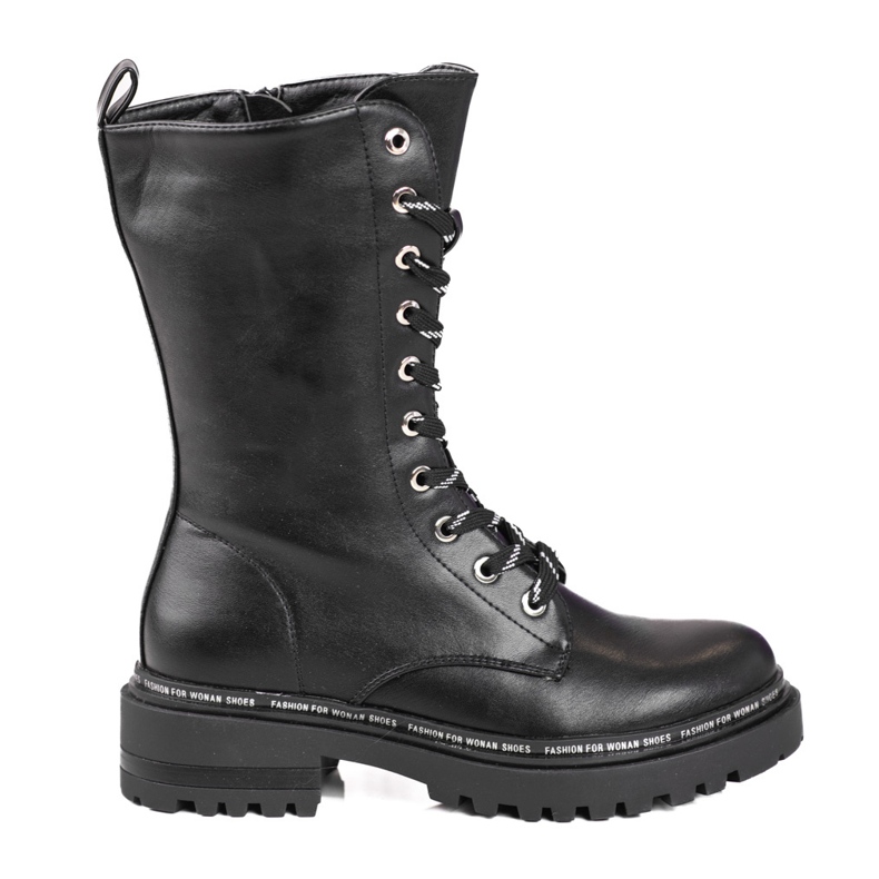 Fekete Shelovet női magas szárú táskák