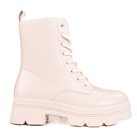 Ökológiai bőrből készült bézs Shelovet női táskák