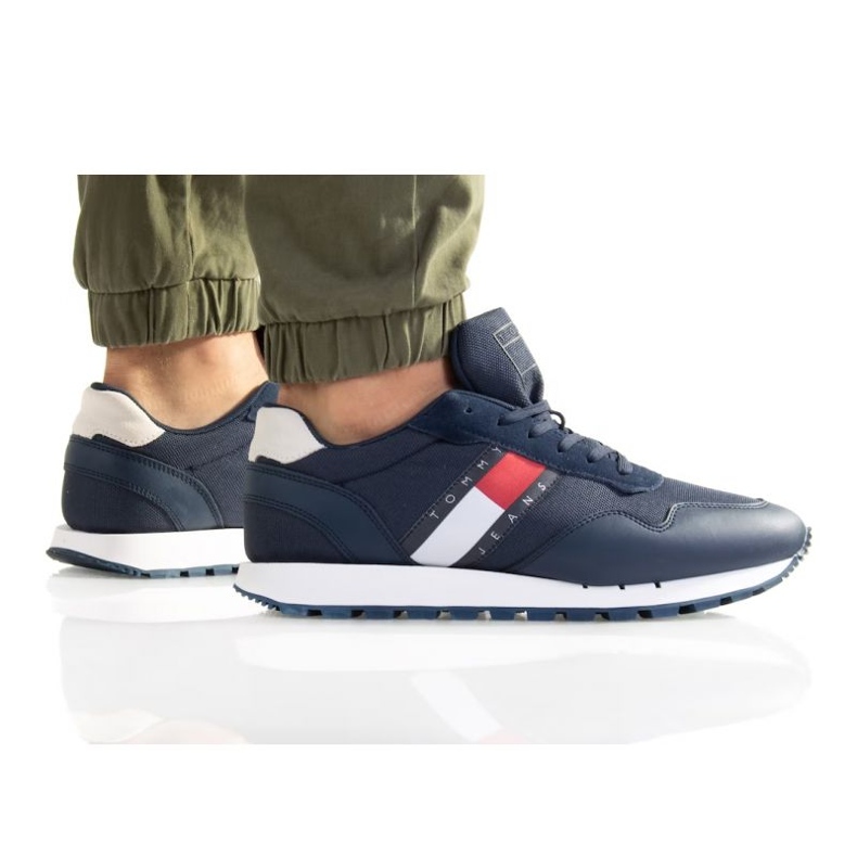 Cipők Tommy Hilfiger Retro bőr Tjm Runner M EMOEMO1081 kék