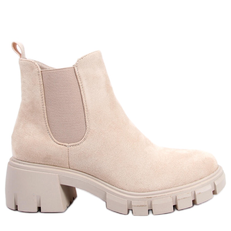 Női Chelsea csizma Aime Beige Suede bézs