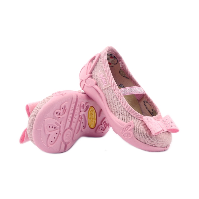 Lány papucs masni Befado 441p006 rózsaszín