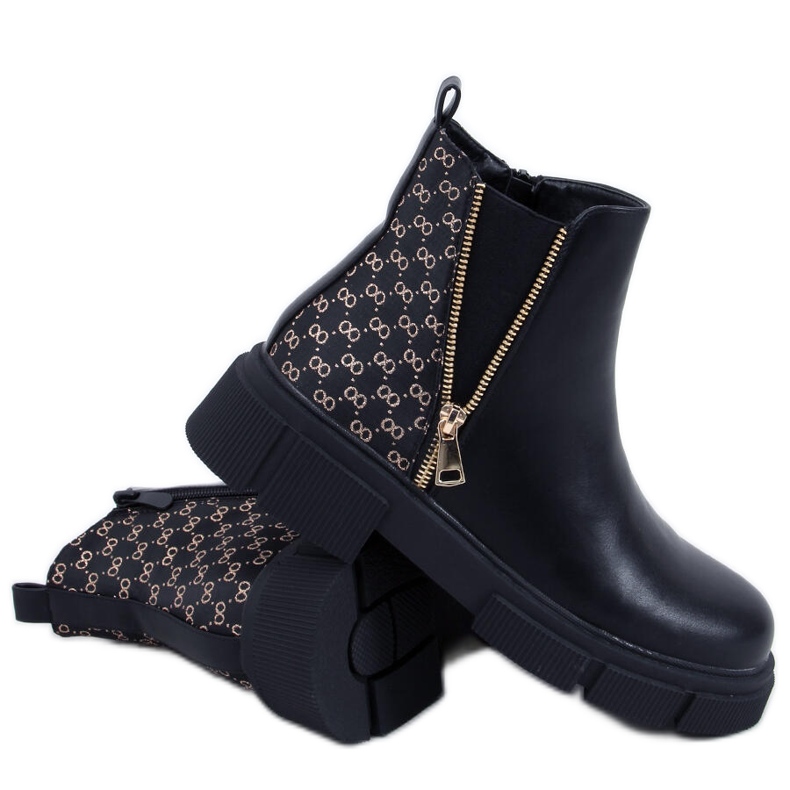 BM Ariana Black Jodhpur csizma fekete