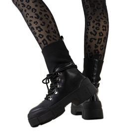 Passo női fekete túracipő