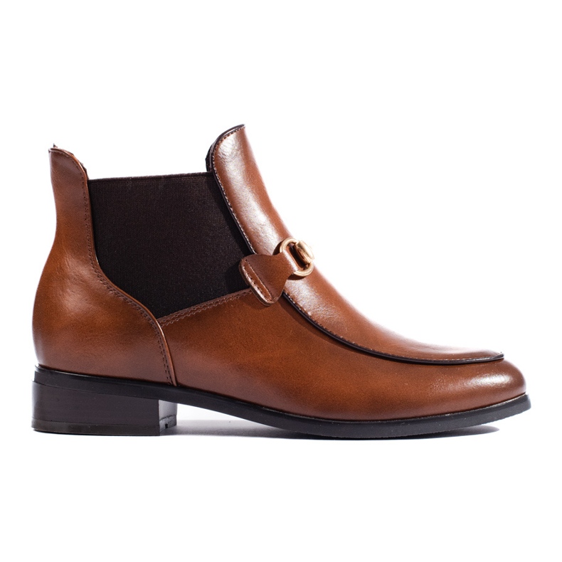 Női csizma Jodhpur sarkú Vinceza barna