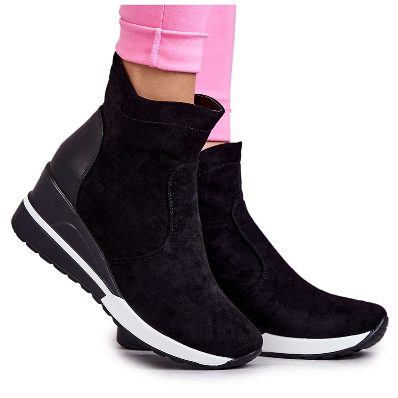 Vinceza Fekete Rita Wedge tornacipő