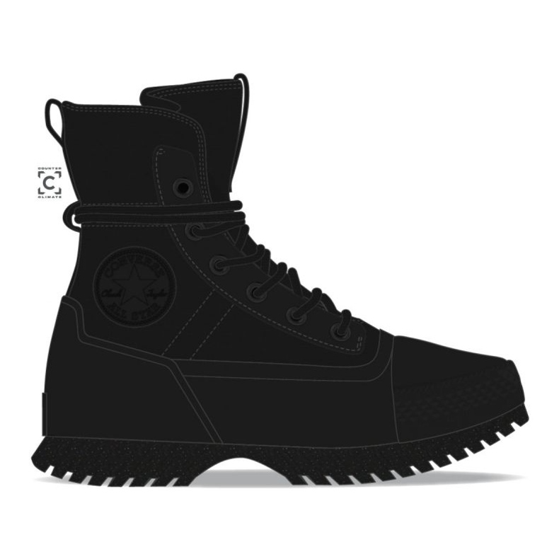 Converse Chuck Taylor All Star Lugged 2.0 Counter Climate W A00909C cipő fekete