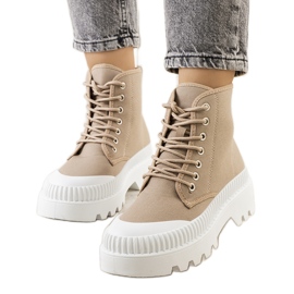 Barna Roxo tornacipő khaki zöld