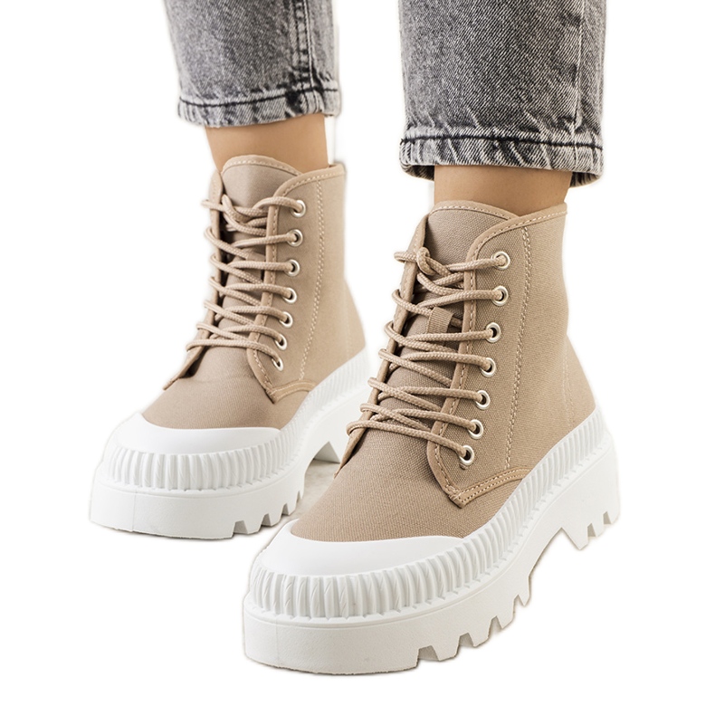 Barna Roxo tornacipő khaki zöld