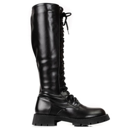 Magas fűzős női fekete Shelovet munkások Magas fűzős női fekete Shelovet munkások