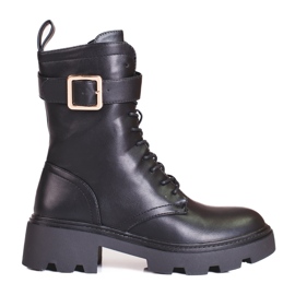 Magas női táskák Shelovet csattal fekete Magas női táskák Shelovet csattal fekete