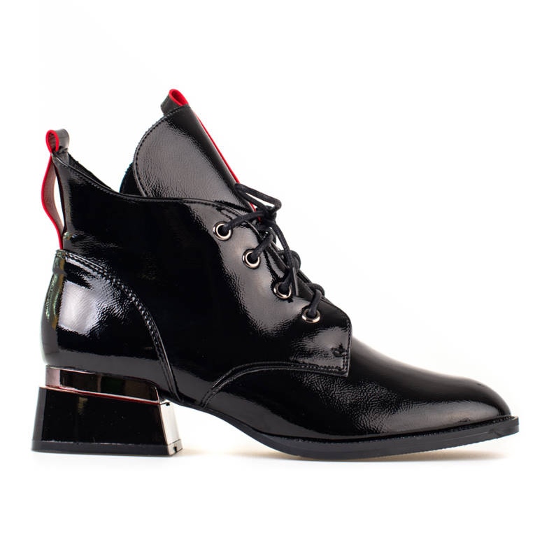 Elegáns fekete női Shelovet csizma