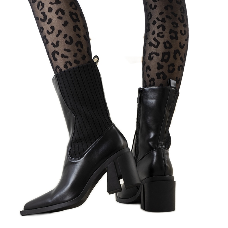 Alanna fekete cowboy csizma