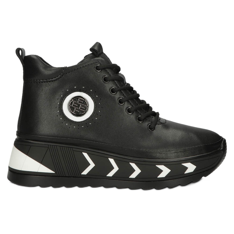 Bőr szigetelt ékcsizma Filippo W PAW381 fekete