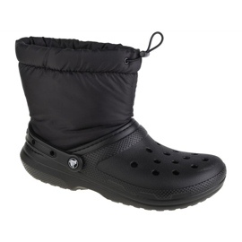 Crocs Classic Lined Neo Puff Boot 206630-060 fekete
