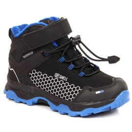 Gyermek vízálló hócsizma tépőzárral American Club AM904A fekete Gyermek vízálló hócsizma tépőzárral American Club AM904A fekete