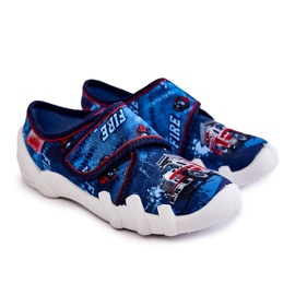 BEFADO S.A. Papucs Befado Tépőzáras Firetruck 273X309 Navy Blue sötétkék